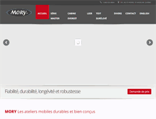 Tablet Screenshot of moryinc.com